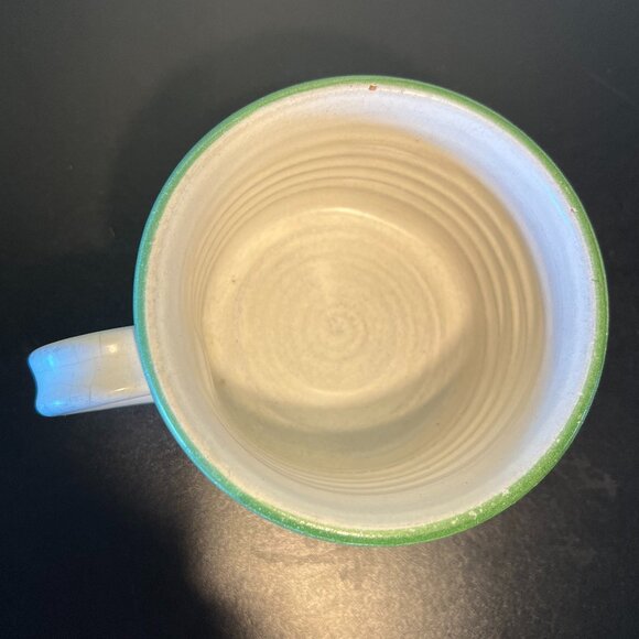 Stoneware Specialties Handcrafted Hand Painted Autumn Leaves Pottery Mug Bowl - Picture 5 of 9